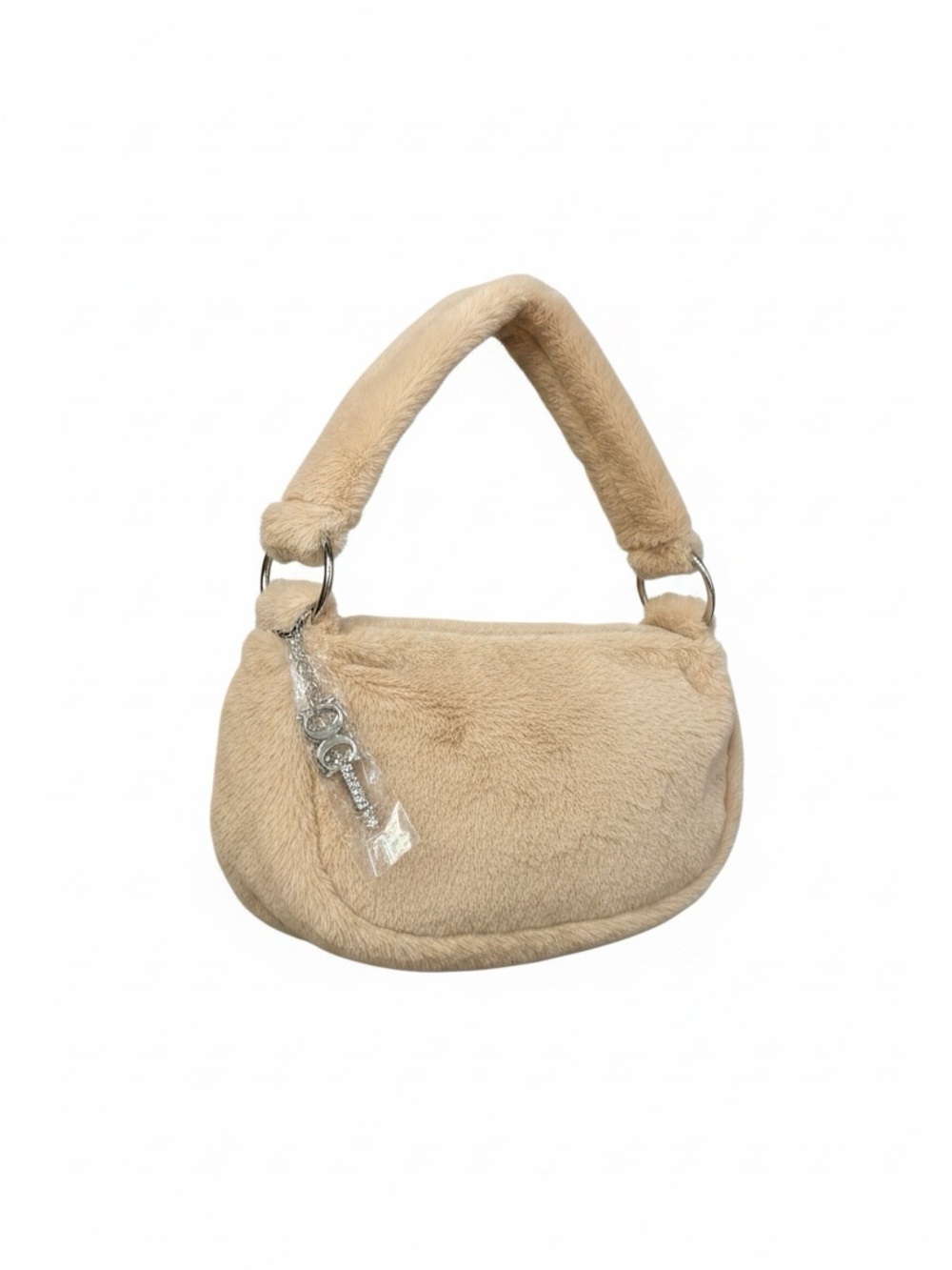 Gilda Paris Plush Faux-Fur Shoulder Bag With Hang Tags NWT
